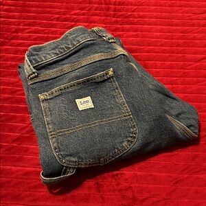 Men's Lee Carpenter Workwear Denim Jeans Size 32 x 34